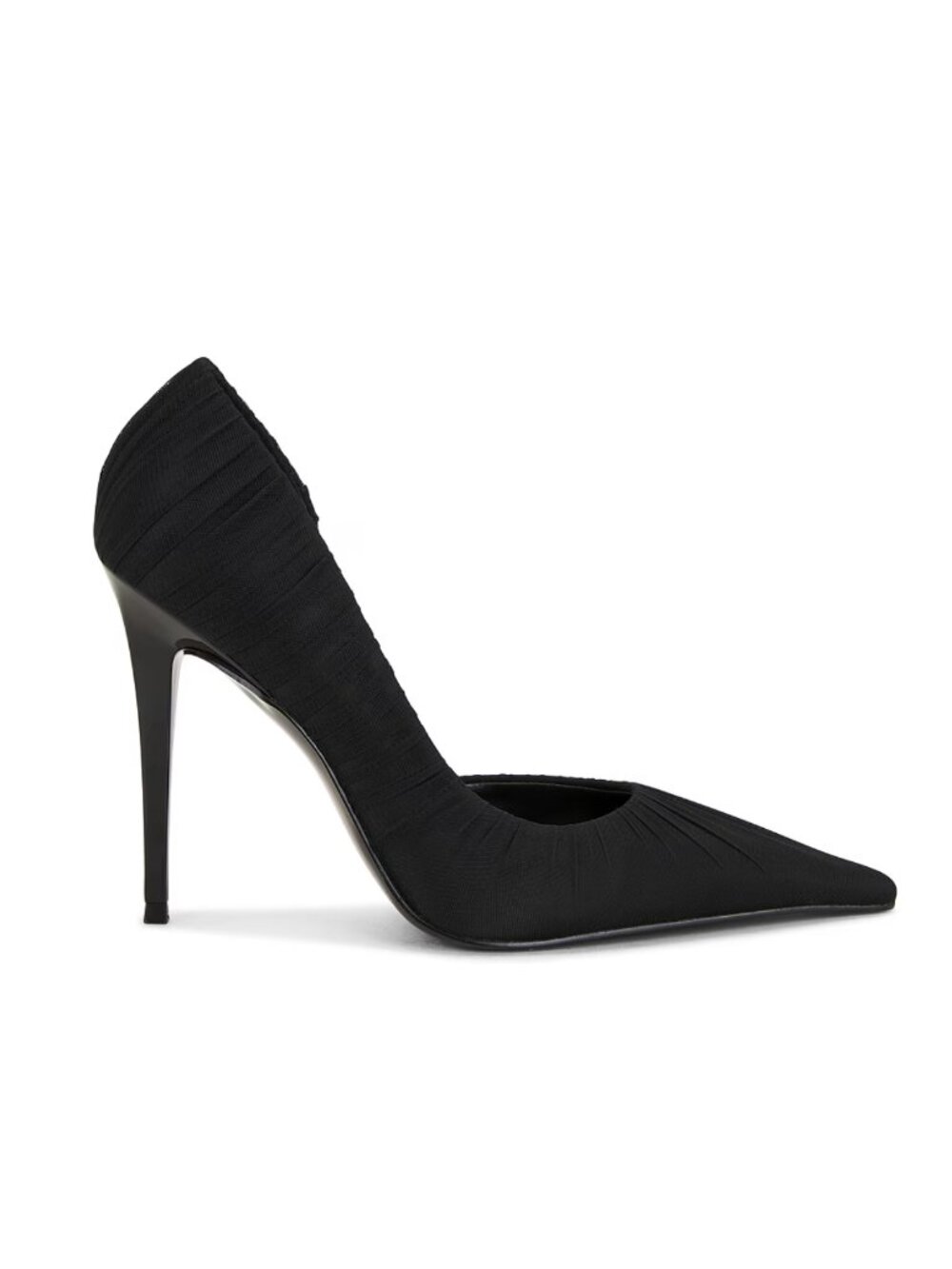 Steve Madden Elegant Pump in Black Mesh Pointed Toe Stiletto High Heels 6 / 36